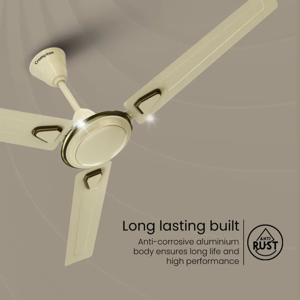Surebreeze Super Briz Deco Ceiling Fan | 1200mm | Crompton