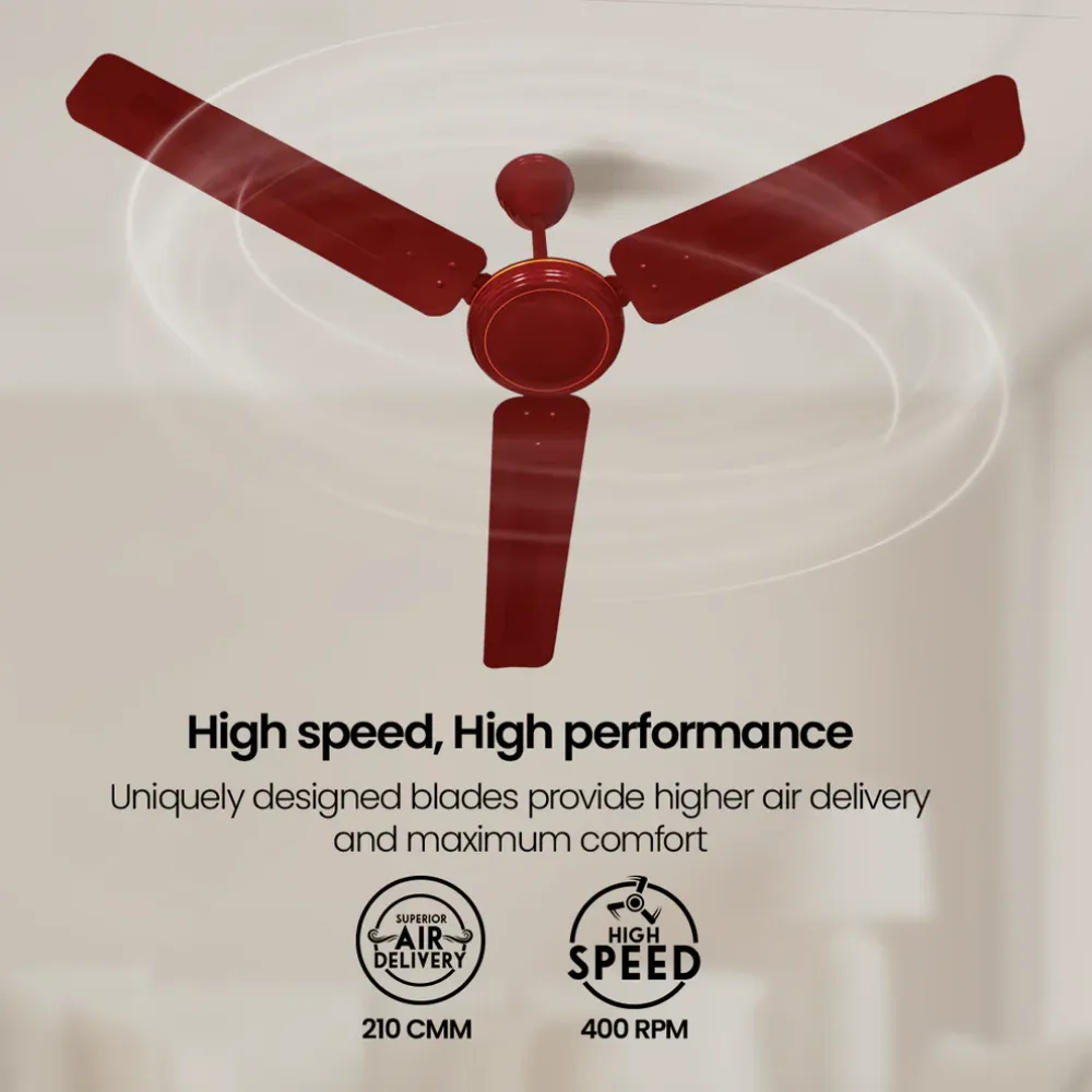 Surebreeze Gallop Ceiling Fan| 1200mm | Crompton