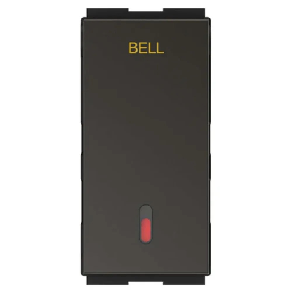 Bell Push Switch with Indicator LED | 1M | 6A | GM | Zenova