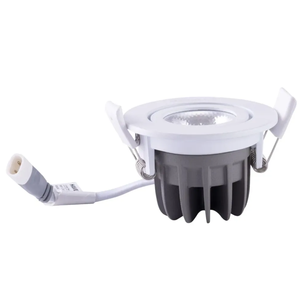 3W/50W Crysta Neo Swivel COB Spotlight |Round |3000K/6500K |2Inch |Havells