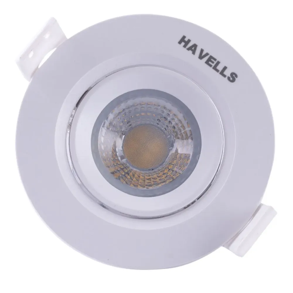 3W/12W LED Innova Neo Swivel Spotlight |Round |3000K/6500K |5inch/125mm |Havells