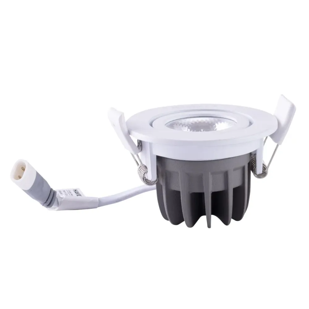 3W/12W LED Innova Neo Swivel Spotlight |Round |3000K/6500K |5inch/125mm |Havells