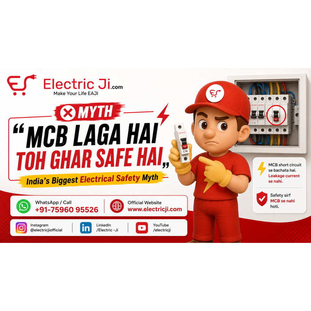 "‘MCB Laga Hai Toh Ghar Safe Hai’ — One of India's Biggest Electrical Safety Myths"