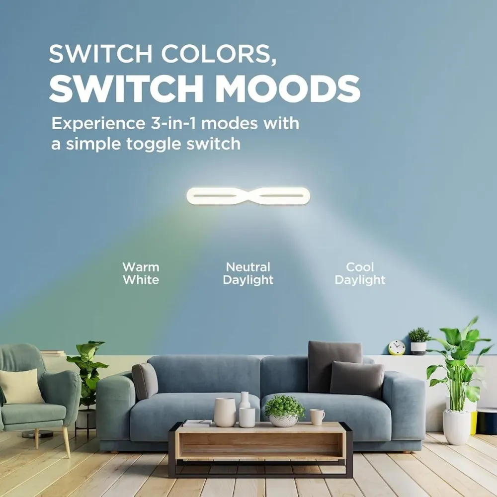 20W Glamtube Tube Light| Aurora Plus |3 in 1 |600mm |Havells