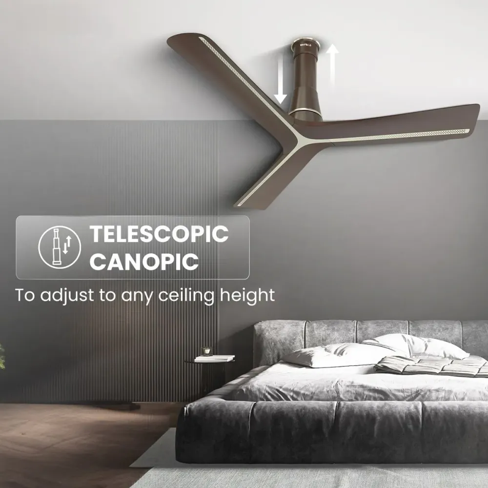 Inveno LXCeiling Fan | 1200mm  BLDC+ | Remote Control | Havells