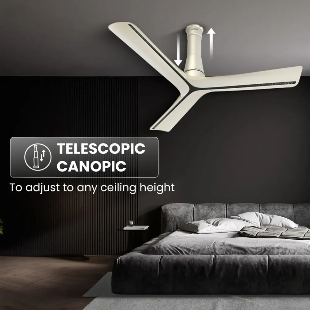 Inveno LXCeiling Fan | 1200mm  BLDC+ | Remote Control | Havells