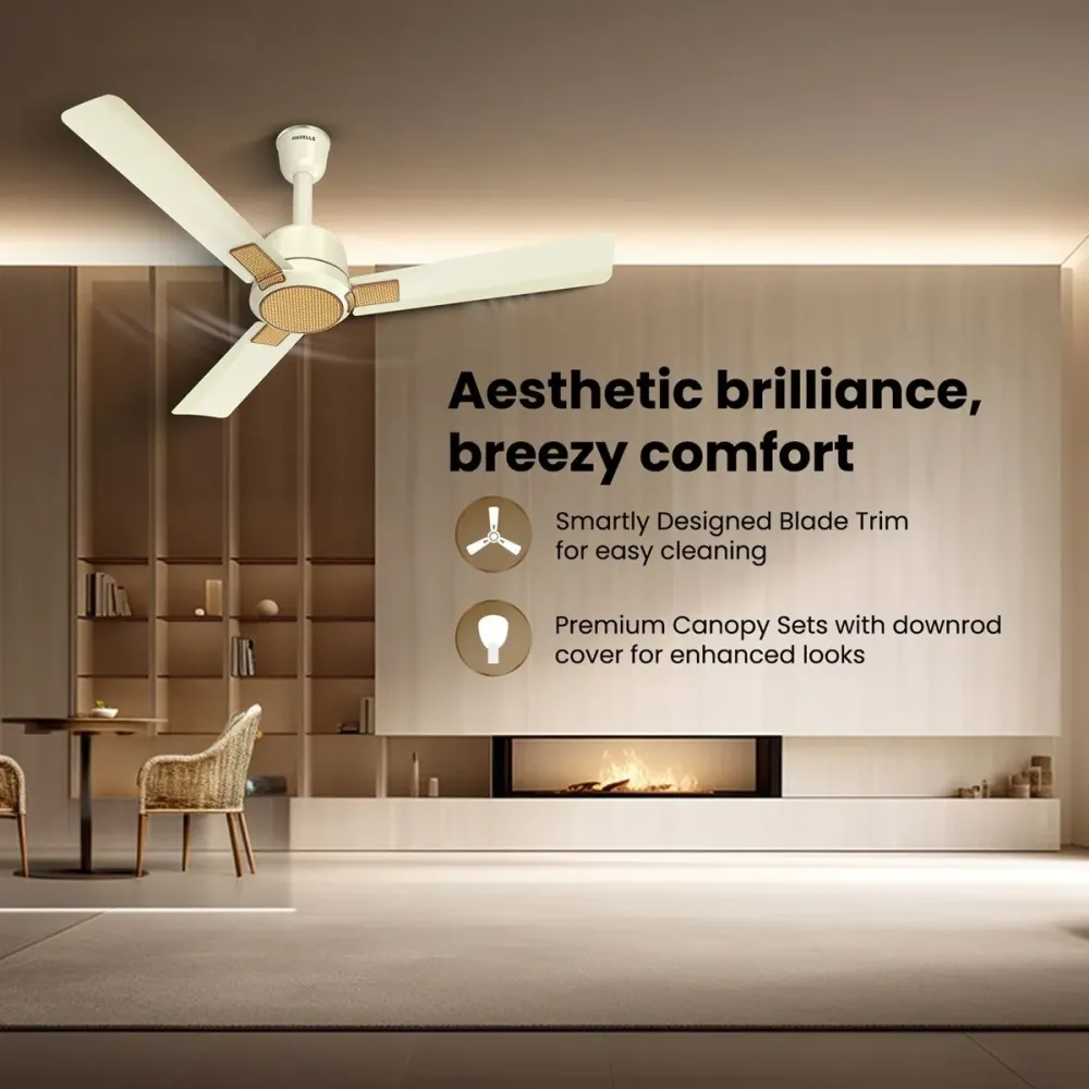 Eva Decorative Ceiling Fan | 1200mm | Havells