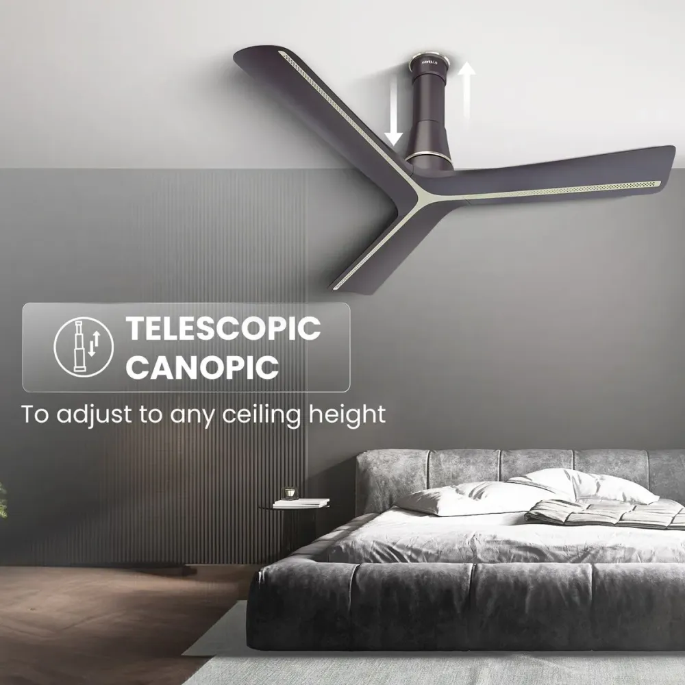 Inveno LXCeiling Fan | 1200mm  BLDC+ | Remote Control | Havells