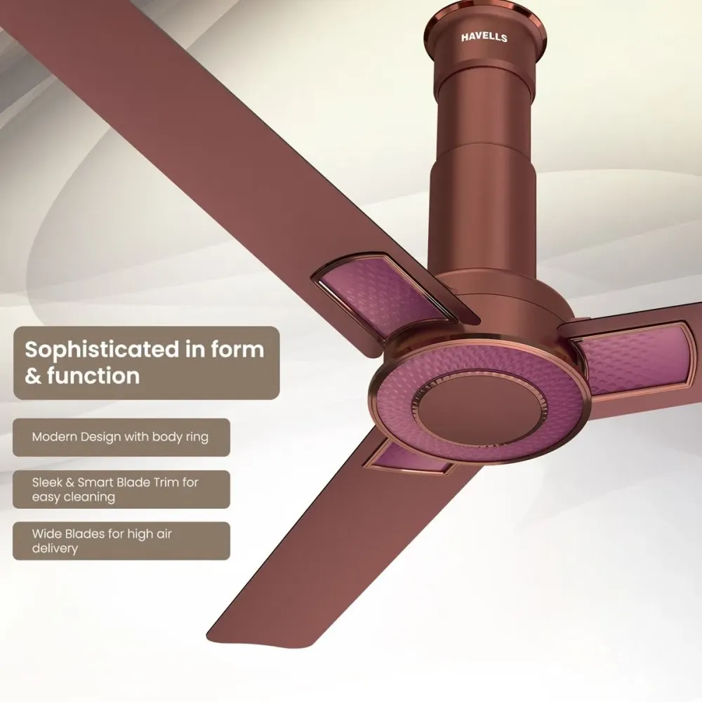 Ioniq Decorative Ceiling Fan | 1200mm | Havells