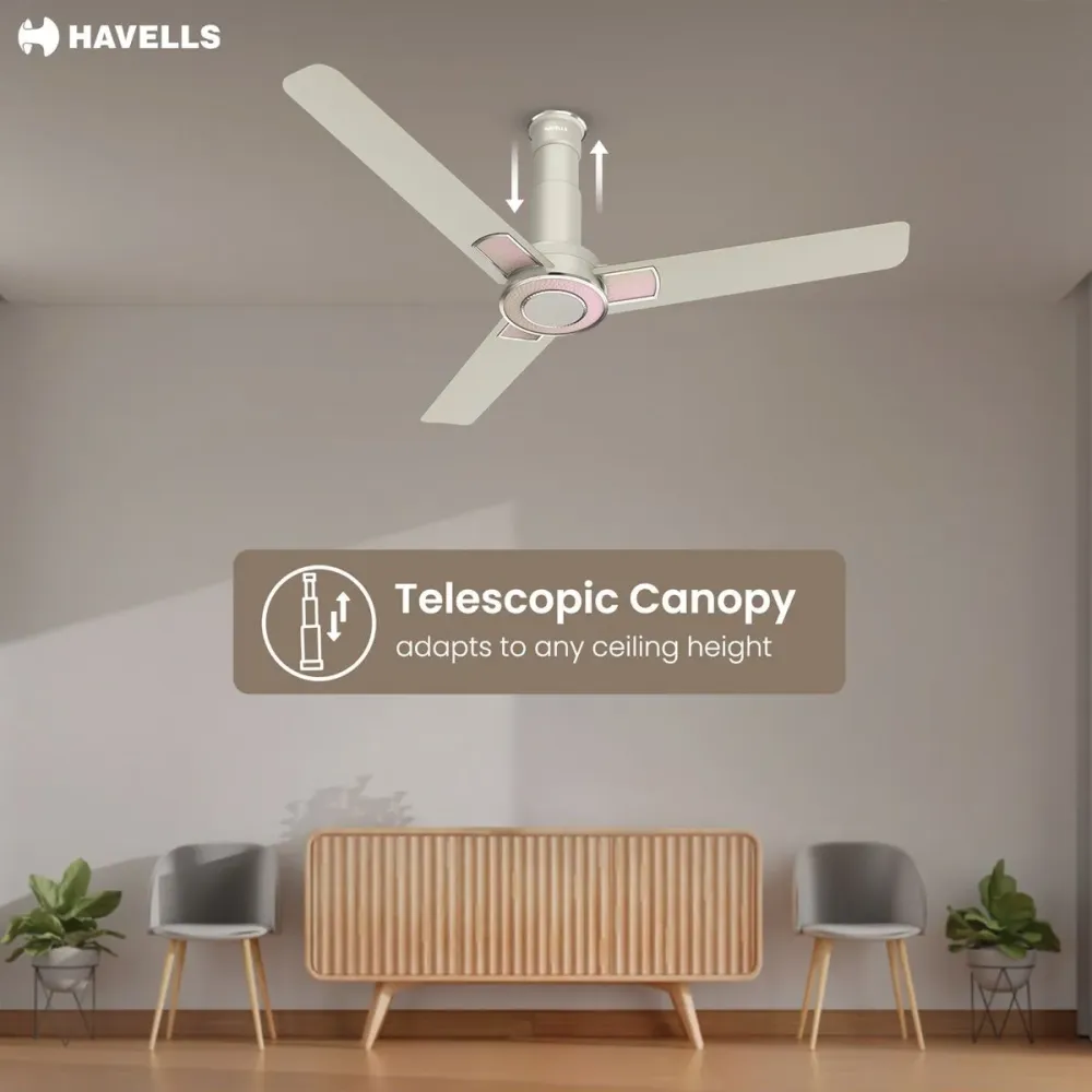 Ioniq Decorative Ceiling Fan | 1200mm | Havells