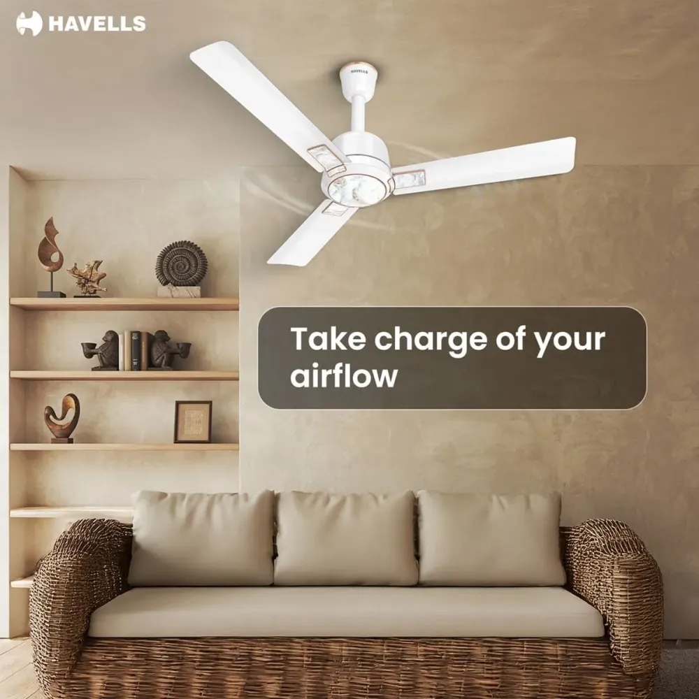 Eva Decorative Ceiling Fan | 1200mm | Havells