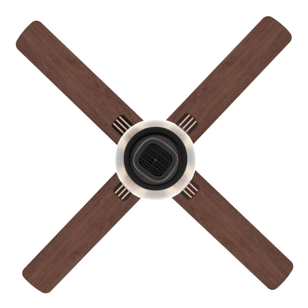 Florette All Weather Ceiling Fan | 1320mm BLDC+ | Pinewood/Walnut Wood | Havells