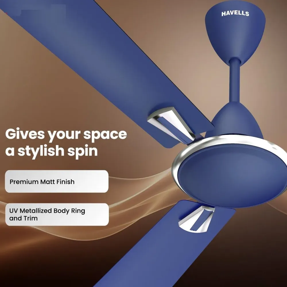 Quickair Decorative Ceiling Fan | 600mm/900mm/1200mm/1400mm |Havells