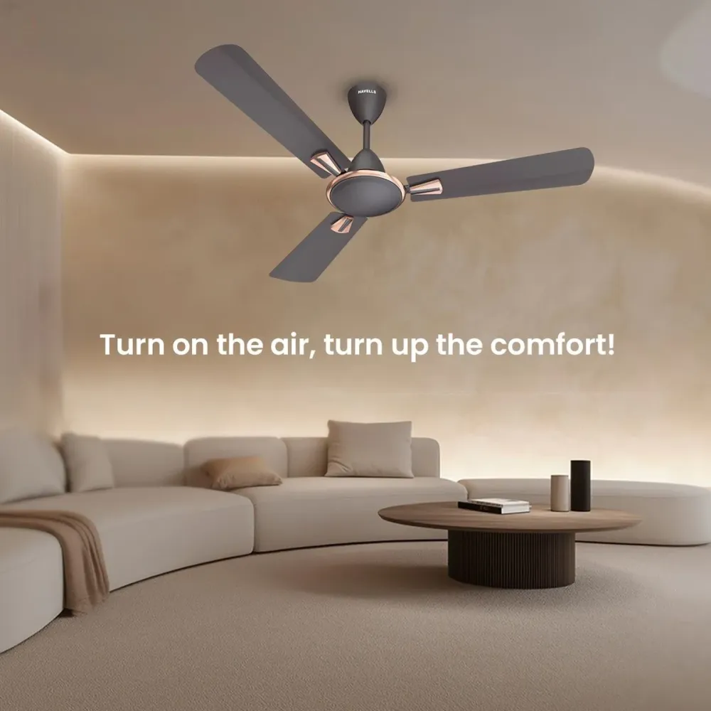 Quickair Decorative Ceiling Fan | 600mm/900mm/1200mm/1400mm |Havells