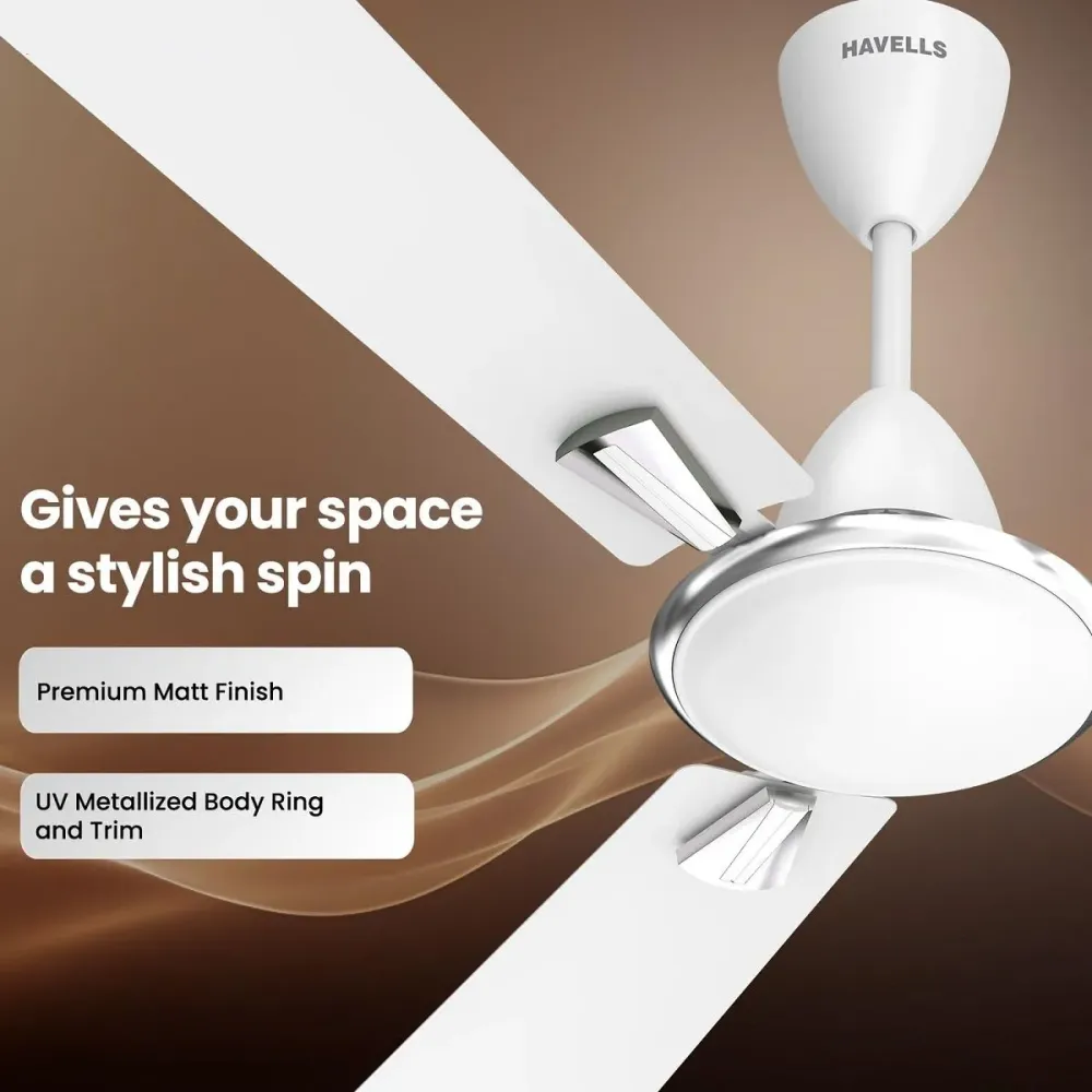 Quickair Decorative Ceiling Fan | 600mm/900mm/1200mm/1400mm |Havells