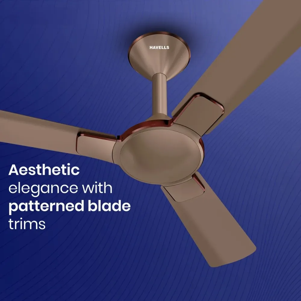 Enticer Prime Ceiling Fan | 1200mm/1400  BLDC+|  Remote Control | Havells