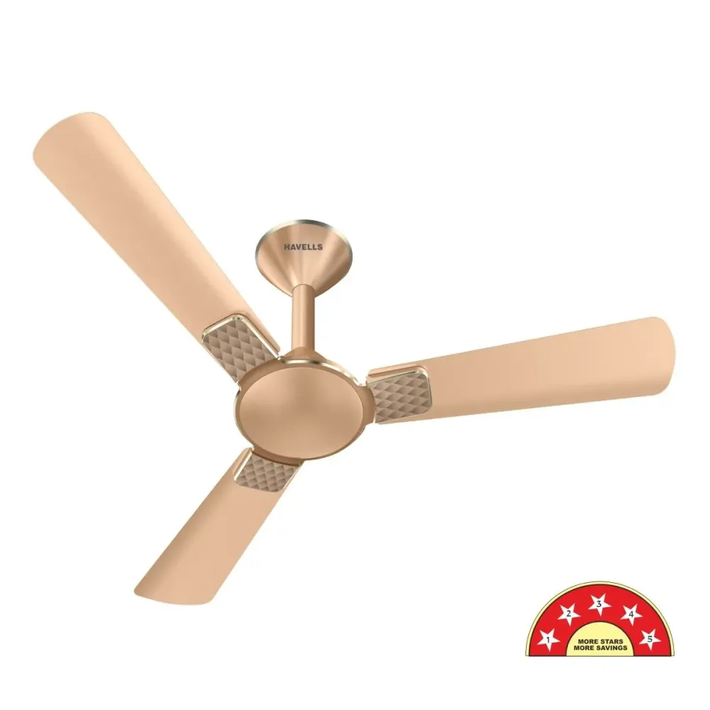 Enticer Prime Ceiling Fan | 1200mm/1400  BLDC+|  Remote Control | Havells