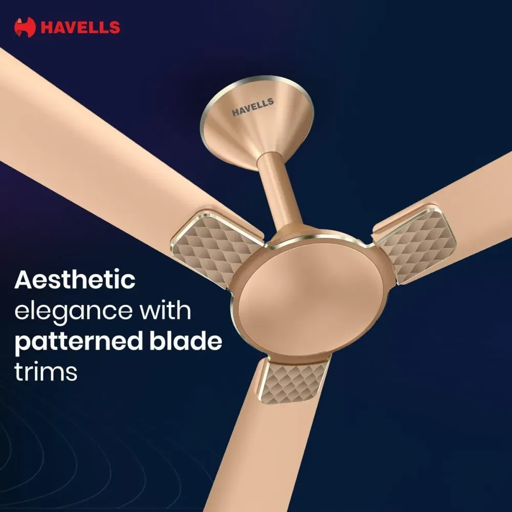 Enticer Prime Ceiling Fan | 1200mm/1400  BLDC+|  Remote Control | Havells