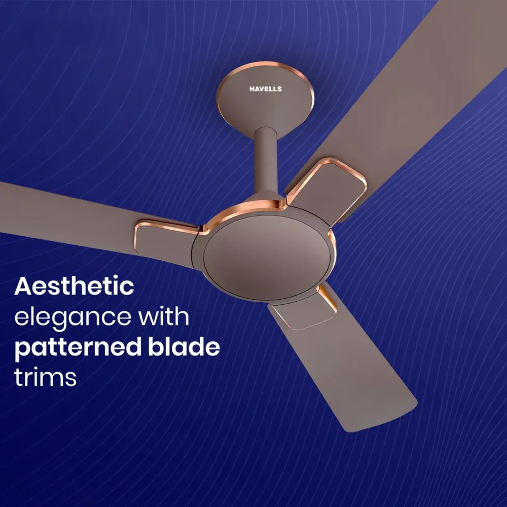 Enticer Prime Ceiling Fan | 1200mm/1400  BLDC+|  Remote Control | Havells