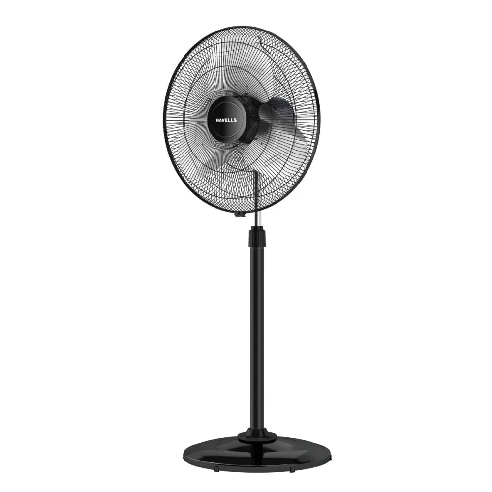 Windstorm Thunder Pedestal Fan | 500mm | Black | Havells