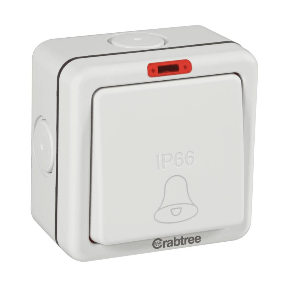 10 A Bell Push Switch with Indicator