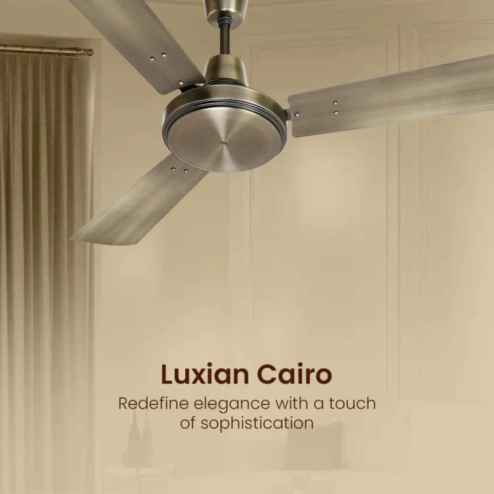 Luxian Cairo Ceiling Fan| 1200mm| Crompton
