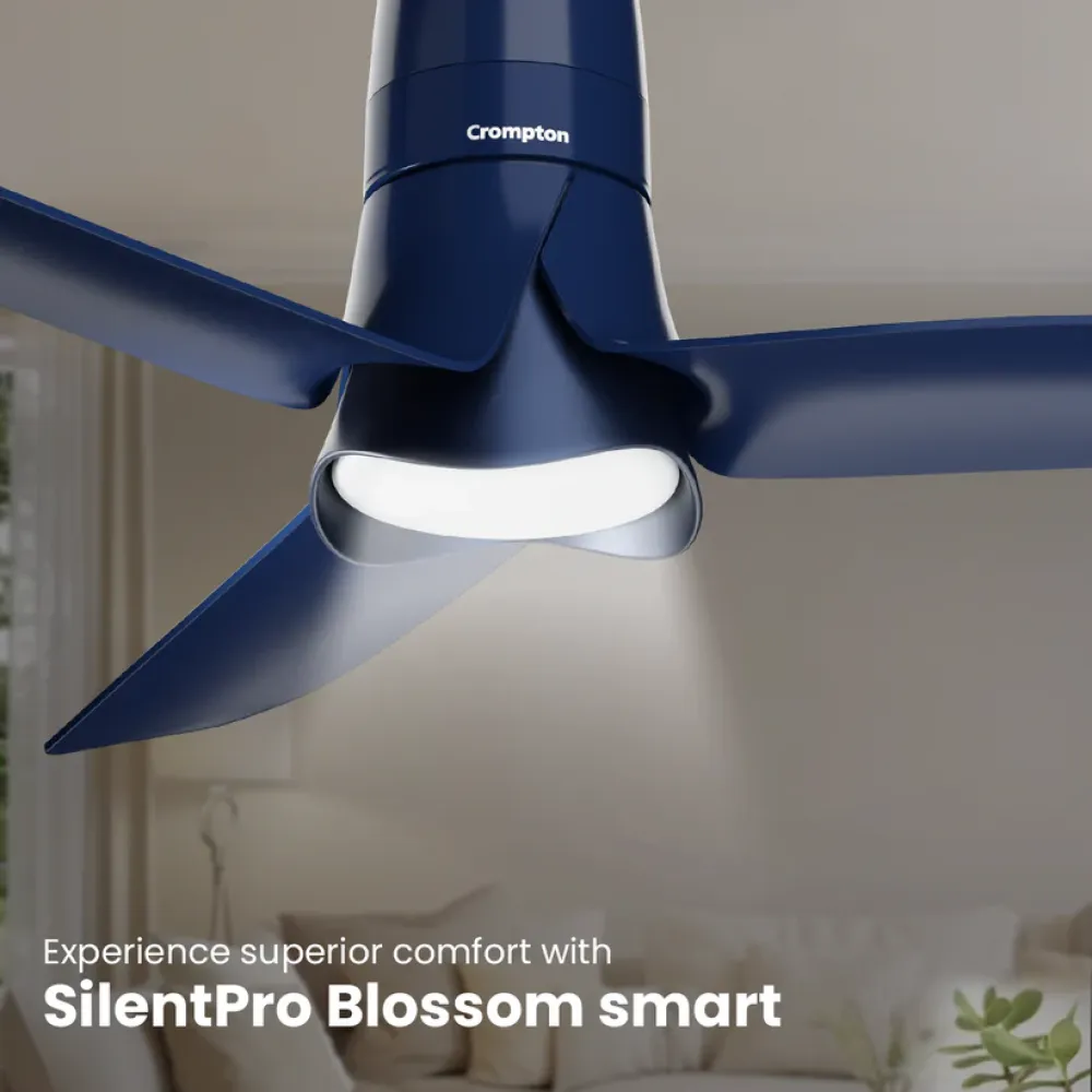Silent Pro Blossom Smart Ceiling Fan | 1200mm| Crompton
