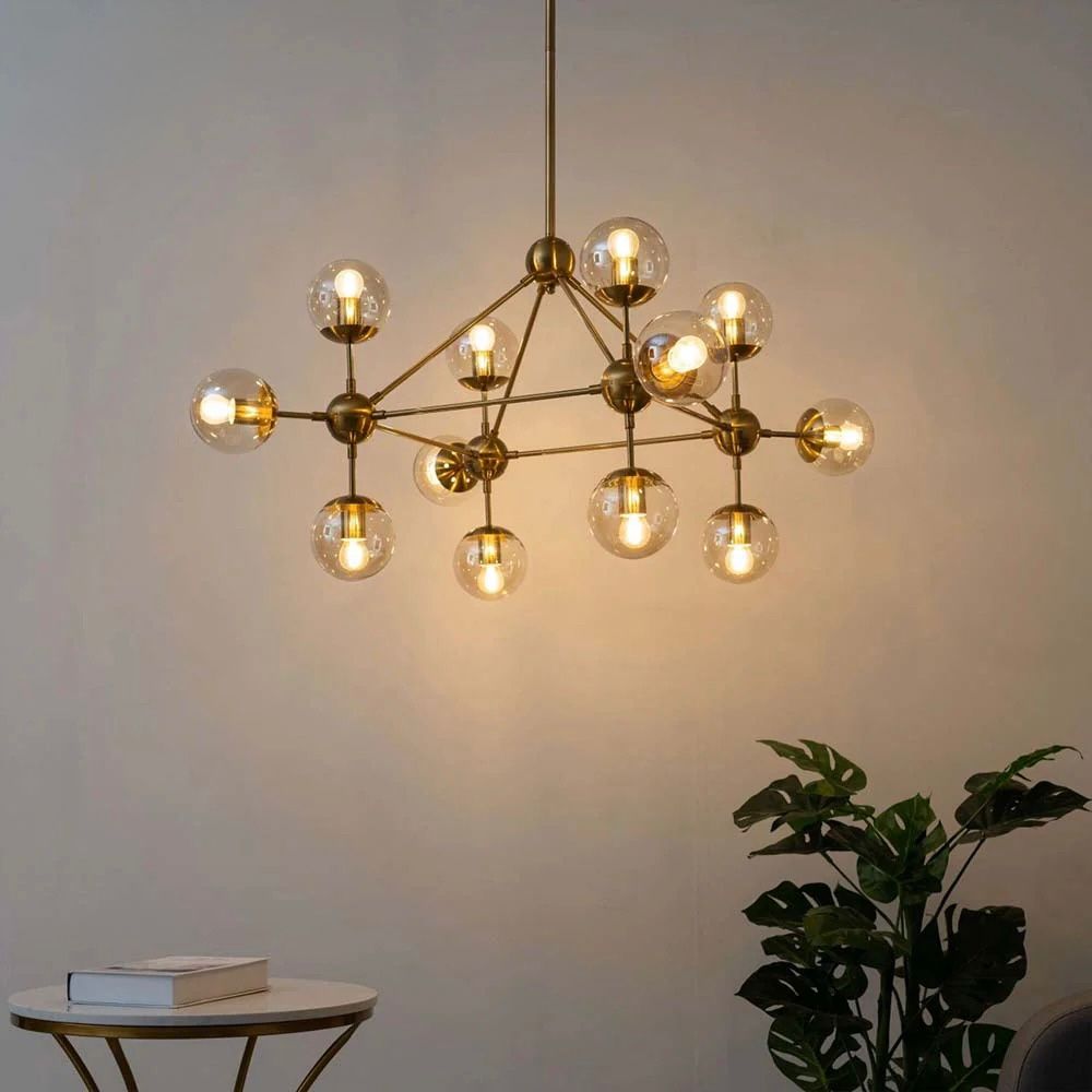 Brass Pendant Light – Vintage Golden Finish | Vintage golden pendant light for Living Room & Dining | Jagmag Lights