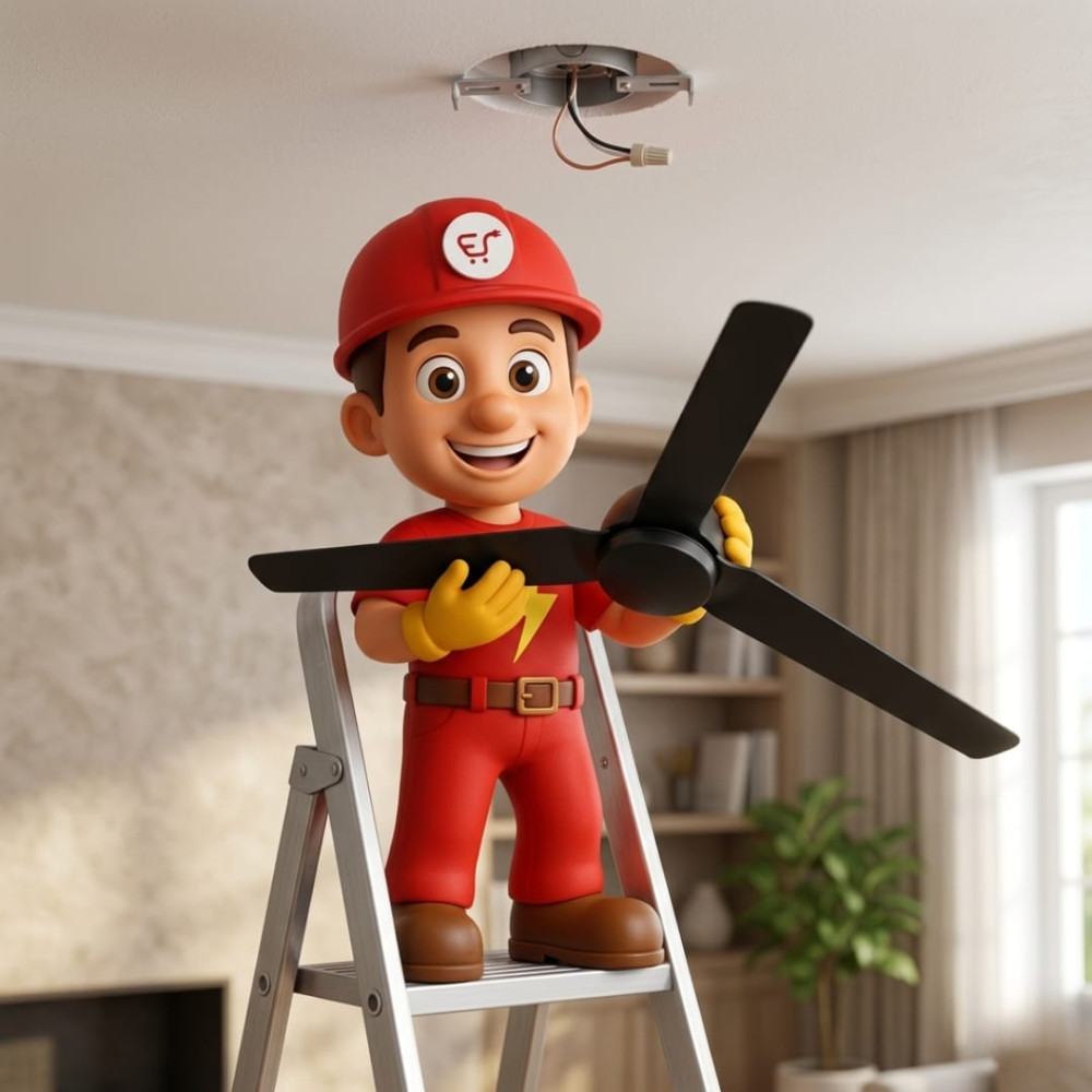 Ceiling Fan Uninstallation |Electric Ji