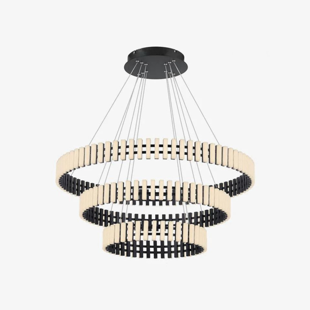 Carousel-Inspired Chandelier Lights | Integrated LED Rings | Jagmag Lights