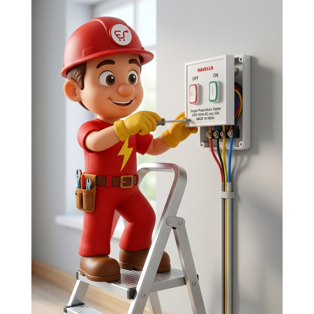 AC switchbox installation |Electric Ji