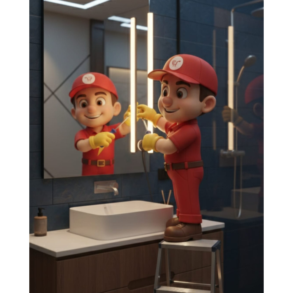 Bathroom Light Installation |Electric Ji