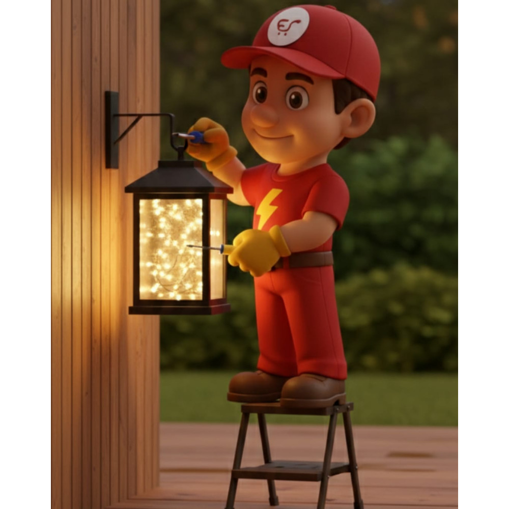 Decorative Lanter Installation |Electric Ji