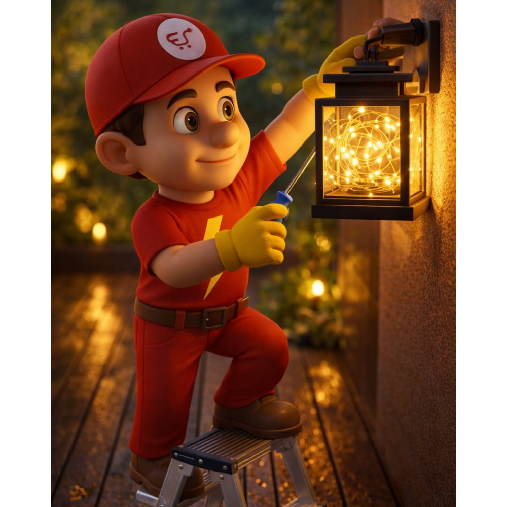 Decorative lights installation |Electric Ji