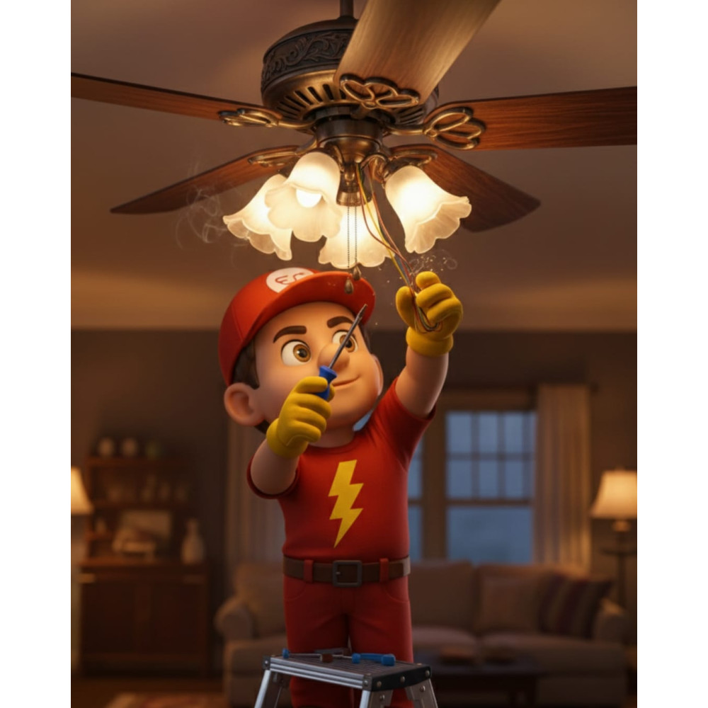 decorative Ceiling Fan Installation ||Electric Ji