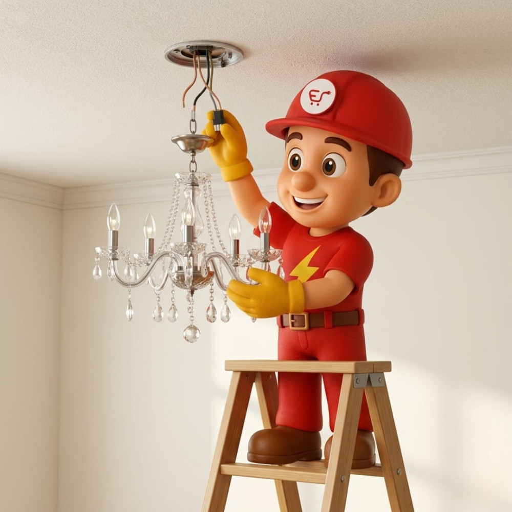 Chandelier Uninstallation Medium |Electric Ji