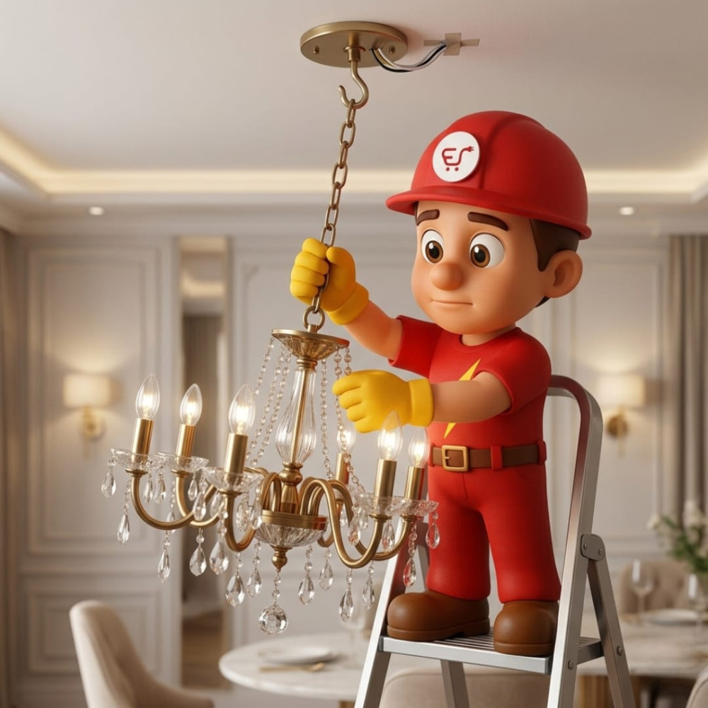 Chandelier Uninstallation Large |Electric Ji
