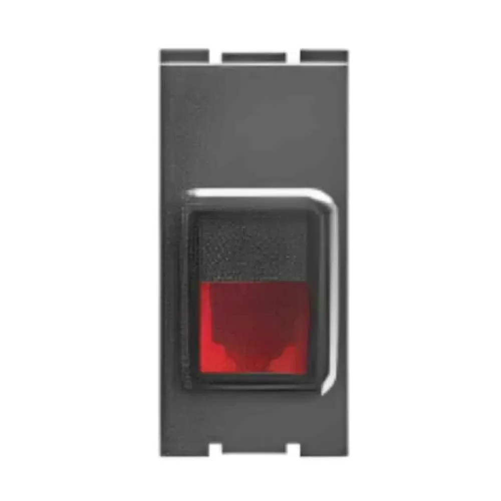 EDP Socket Outlet - RJ 45 (Cat 6e) Universal wiring T568A, insulating-piercing terminal with shutter| Goldmedal | Curve