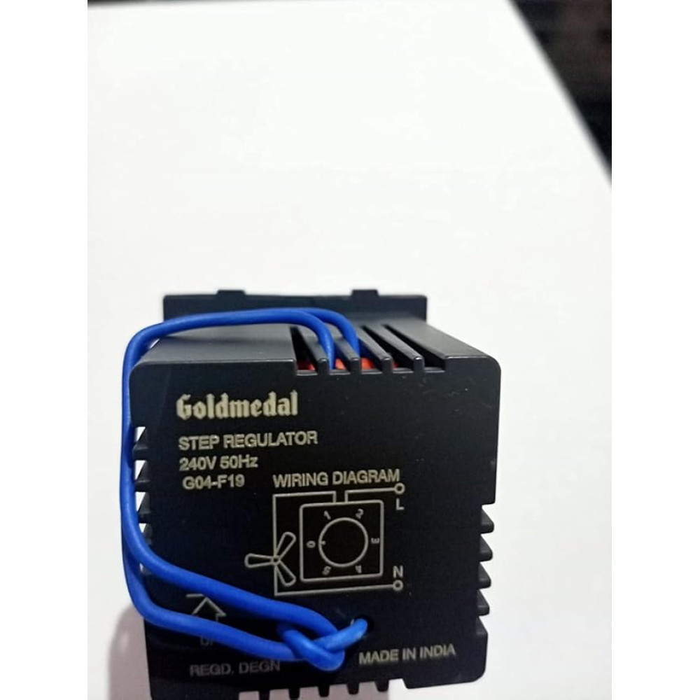 Fan Regulator – Half Rotary (Chrome Knob) | 2 Module | Goldmedal | Cloud9