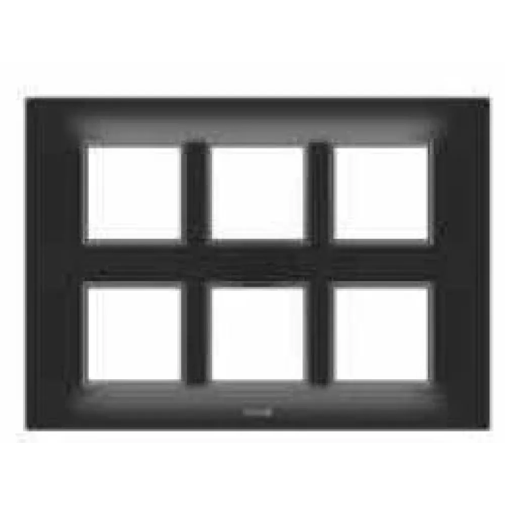 Basic Cover Plates With Mounting Frames  | Black | Goldmedal | Pure Glossy | Cloud9 | Gifa