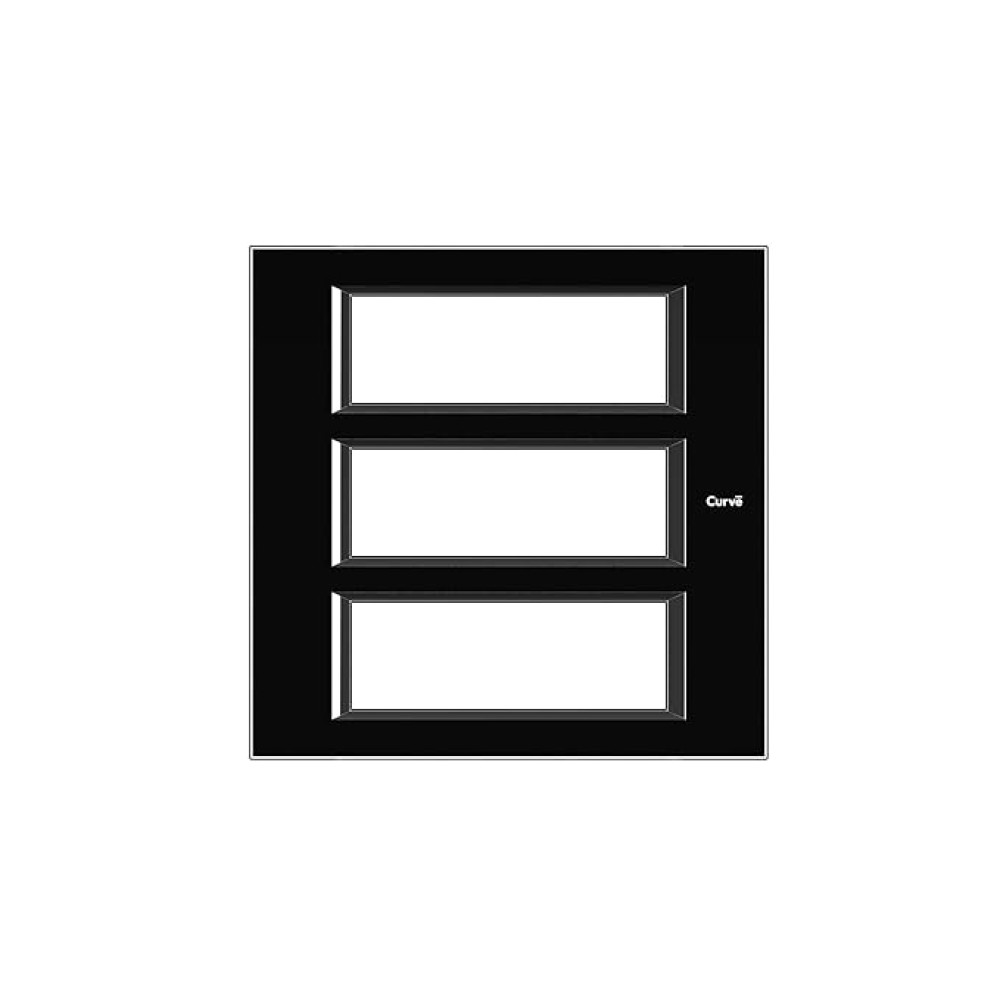 Basic Cover Plates With Mounting Frames  | Black | Goldmedal | Pure Glossy | Cloud9 | Gifa