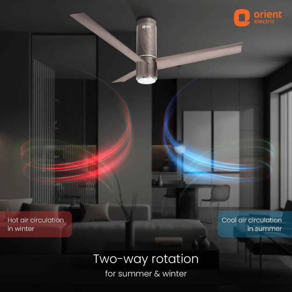 Aeroslim IOT Remote Fan with Light | 1200mm | Remote Control | Orient