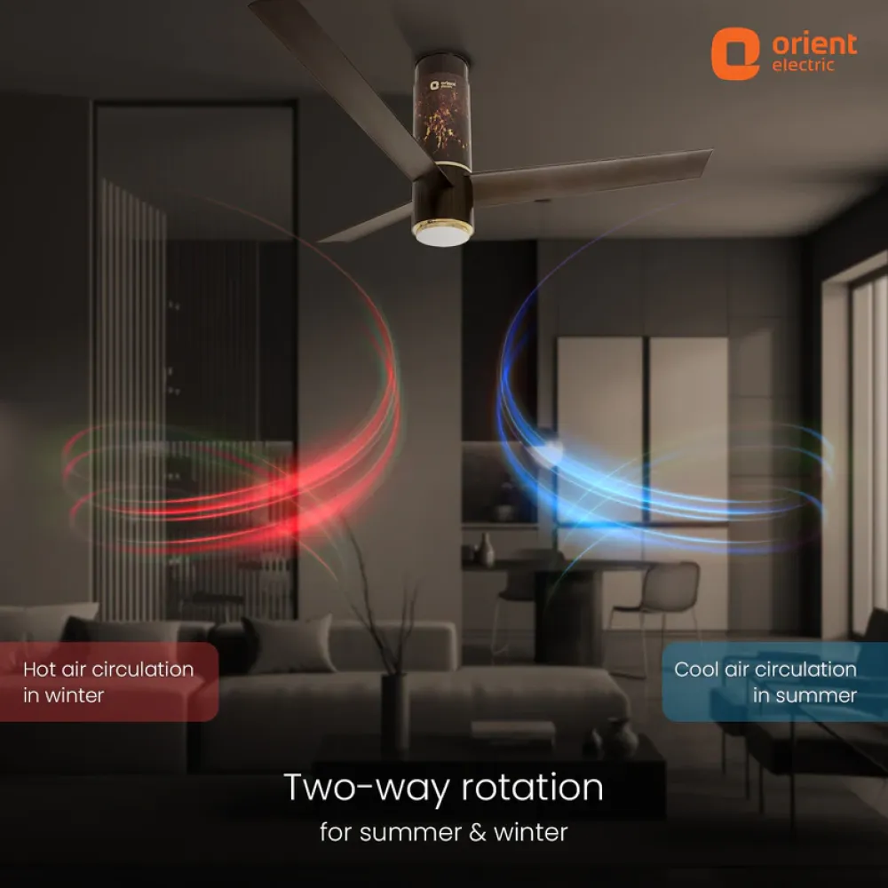 Aeroslim IOT Remote Fan with Light | 1200mm | Remote Control | Orient