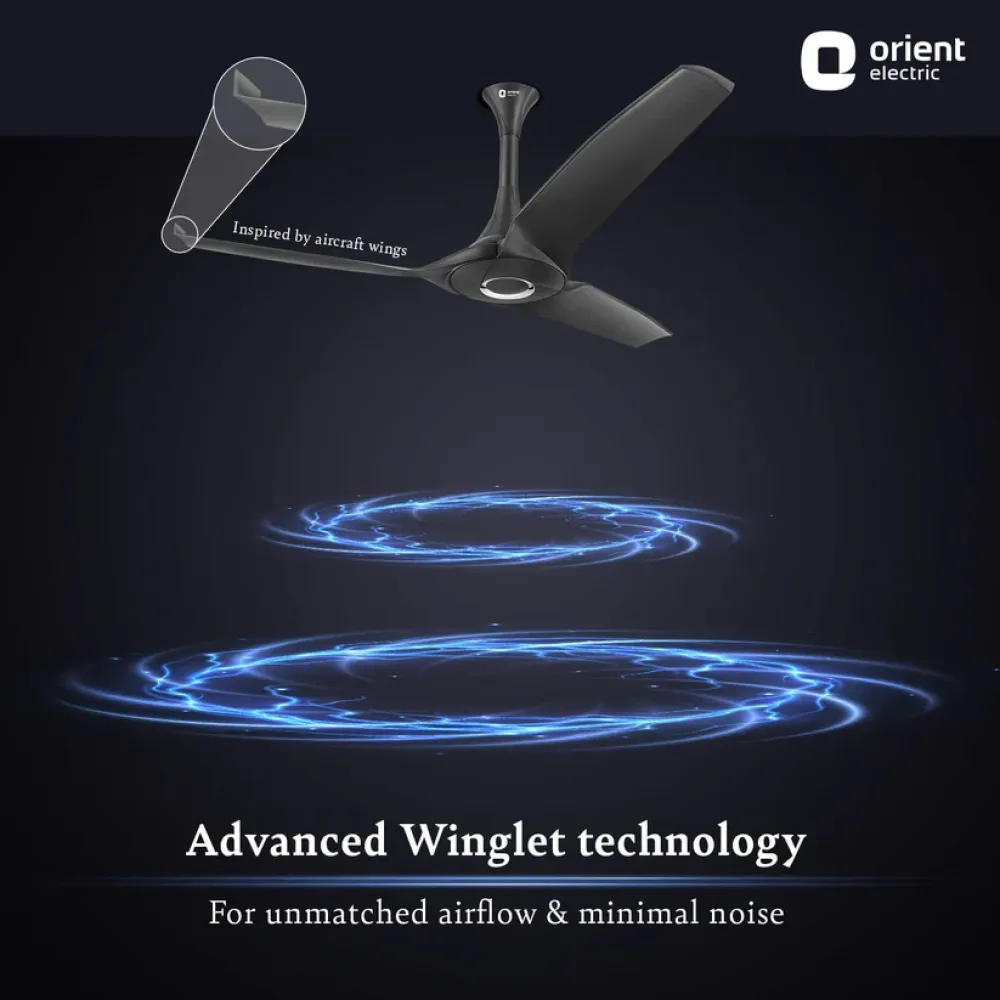 Aerostorm Premium Ceiling Fan | 1320mm/1200mm | Orient