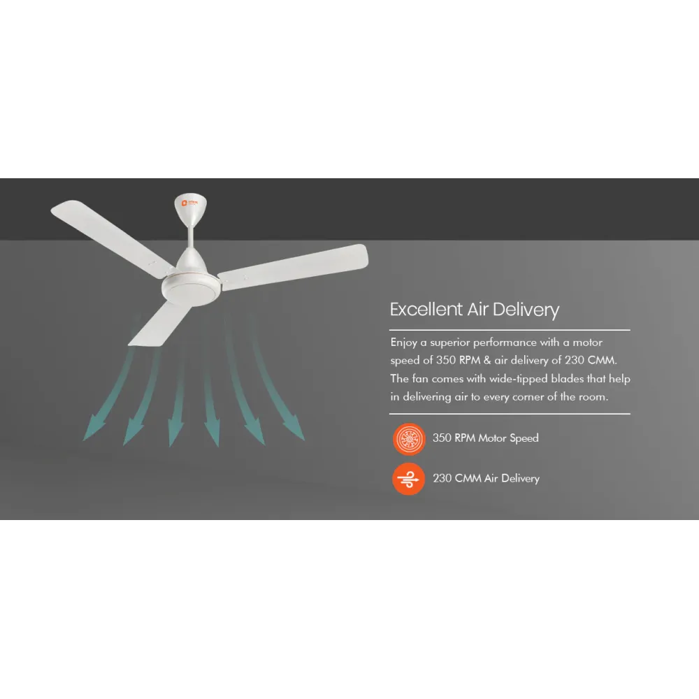 Hector 500 with Remote BLDC Ceiling Fan |1200mm | Remote Control | Orient