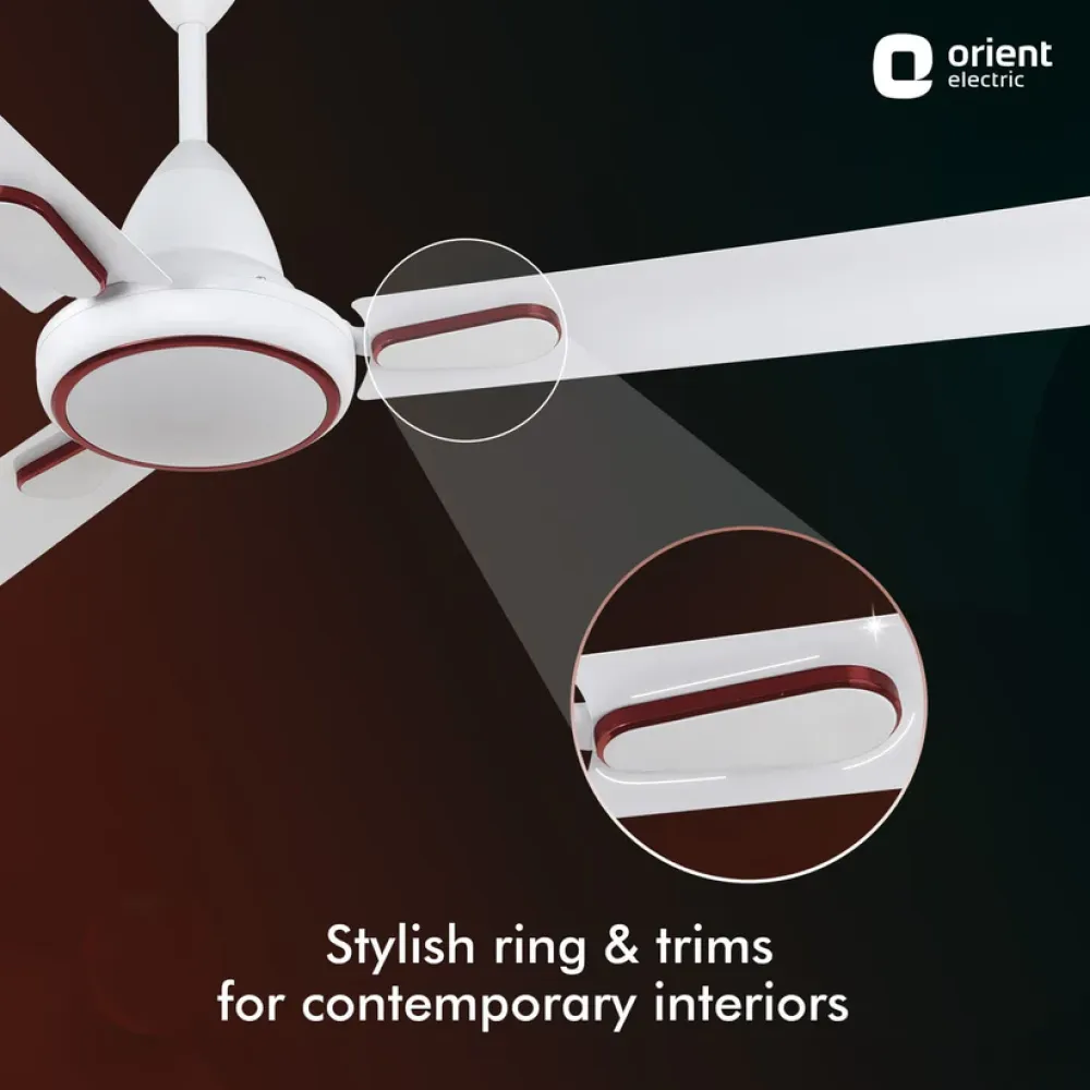 Hector Deco BLDC Ceiling Fan with Remote | 1200mm | Remote Control | Orient