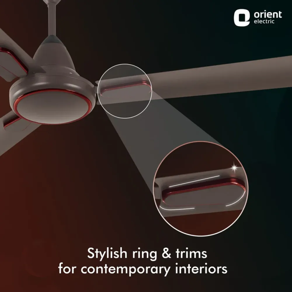 Hector Deco BLDC Ceiling Fan with Remote | 1200mm | Remote Control | Orient