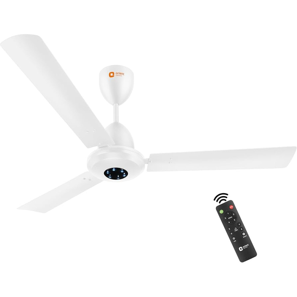 I-Falcon BLDC Ceiling Fan With Light & Remote | 1200mm |Remote Control | Orient