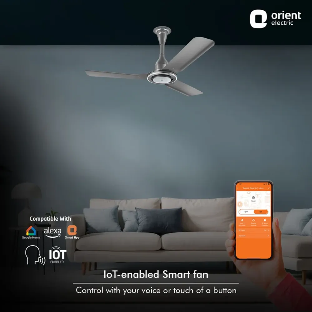 I Float IoT BLDC Ceiling Fan | 1200mm | Orient