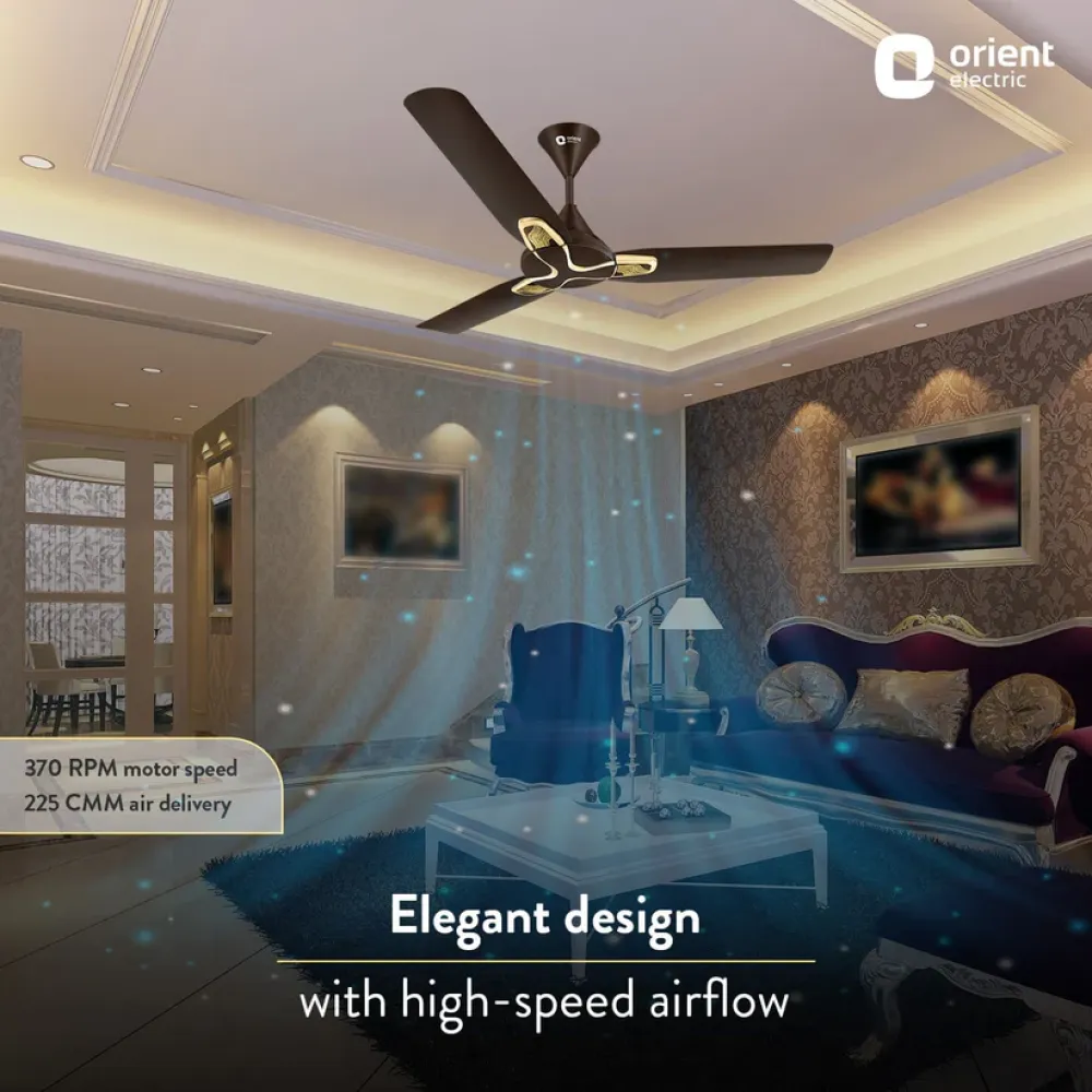 Jazz Art Decorative Ceiling Fan | 1200mm  | Orient